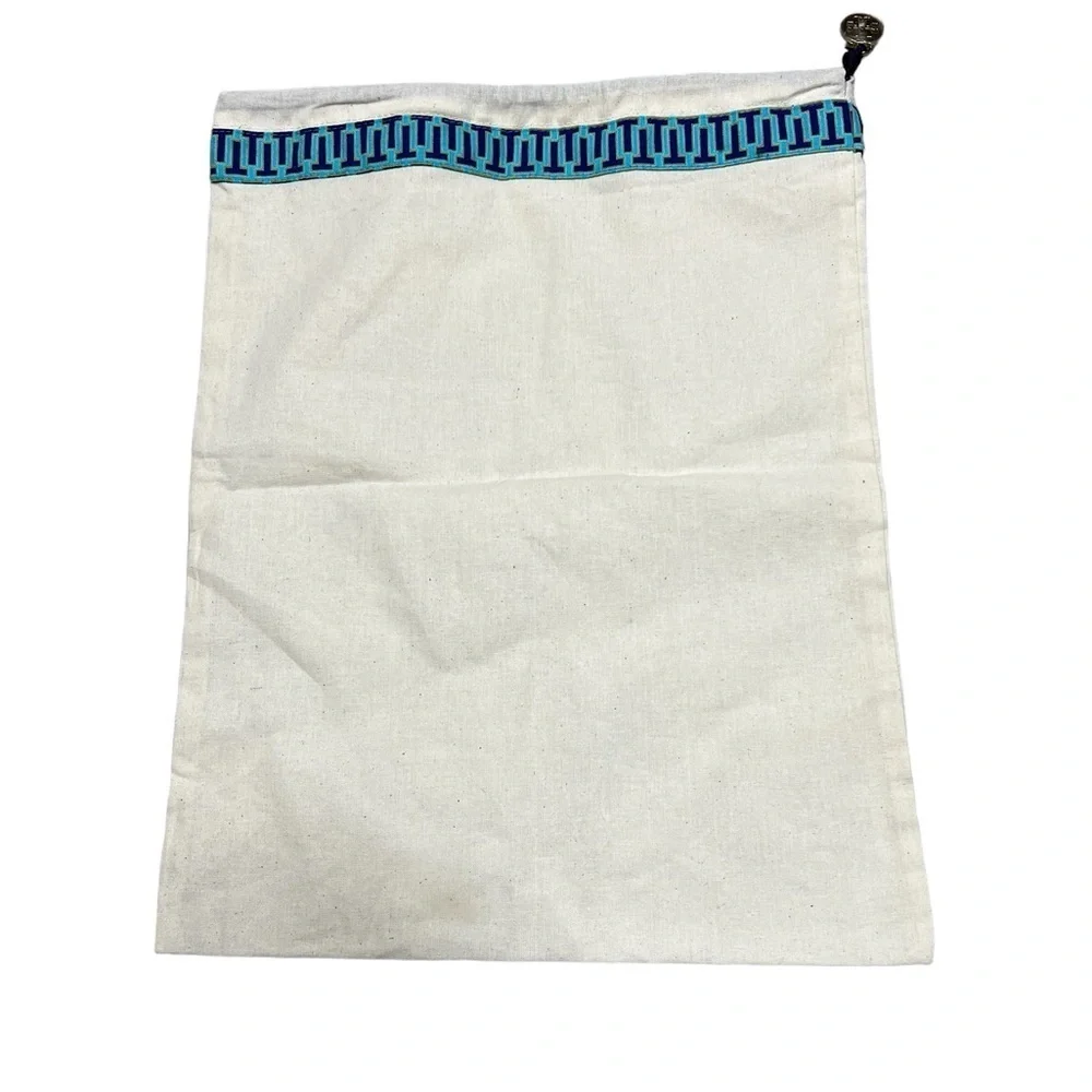 Tory Burch Dust Cover Bag Small Drawstring Closure with Emblem